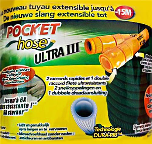 Pocket Hose Ultra III tuyau d'arrosage extensible 30m