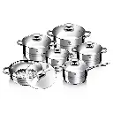 12 PIECES BATTERIE DE CUISINE