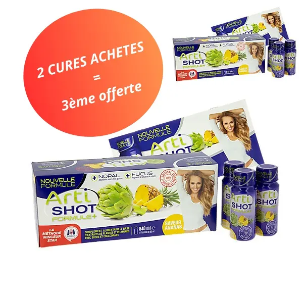 ARTI SHOT ANANAS FORMULE PLUS 2 ACHETES = 3EME OFFERT