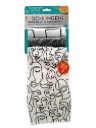 LOT DE 3 TORCHONGENIO VISAGES