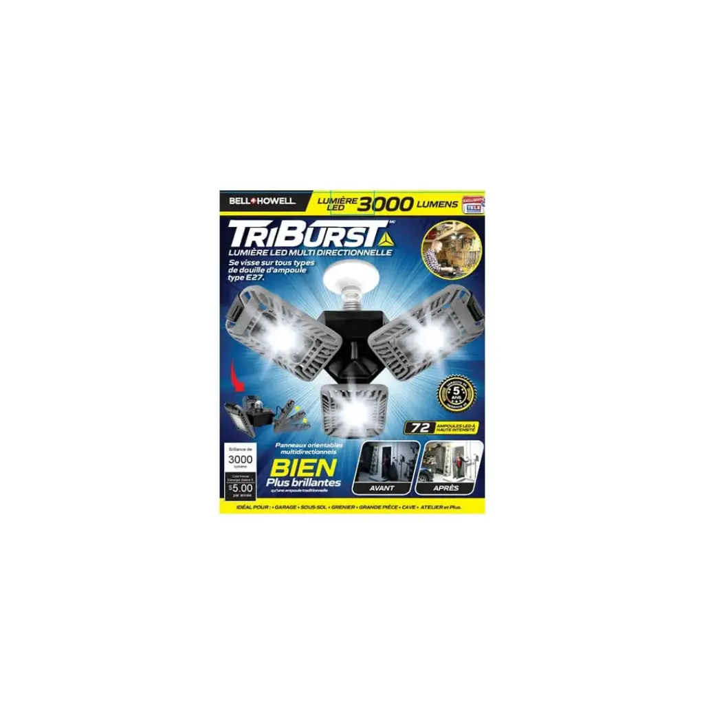TRIBURST - Panneau orientable multidirectionnel*