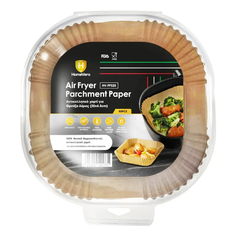 CARRÉ DE PAPIER SULFURISÉ HOMEVERO (20 cm)