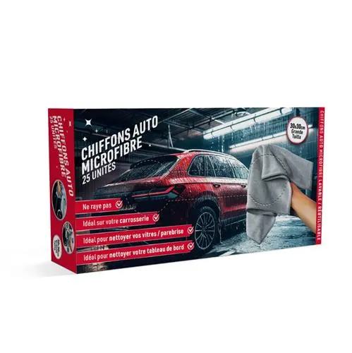 [AUTO43] CLEAN AUTO MICROFIBRE EN BOITE
