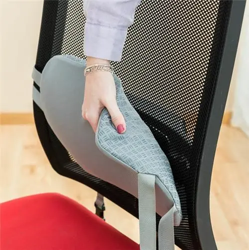[V0103623] COUSSIN LOMBAIRE GEL AVEC HOUSSE RETRACTABLE