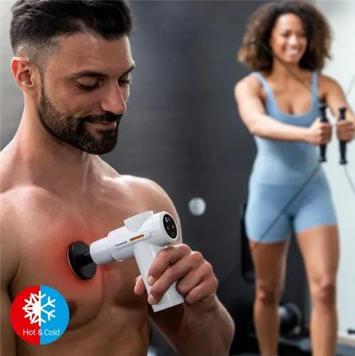 [V0103719] PISTOLET MASSAGE MUSCULAIRE CHAUD ET FROID